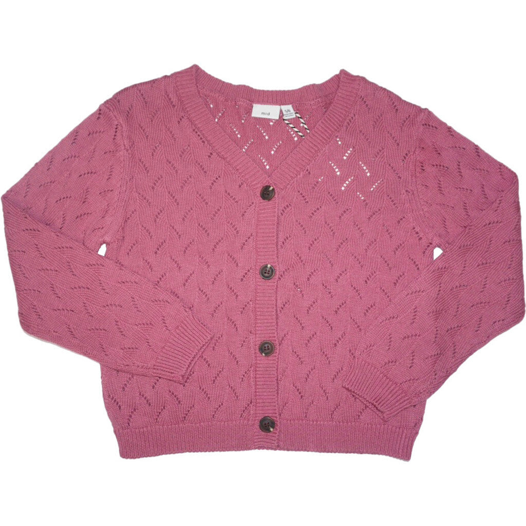 Veste en tricot Vieux rose