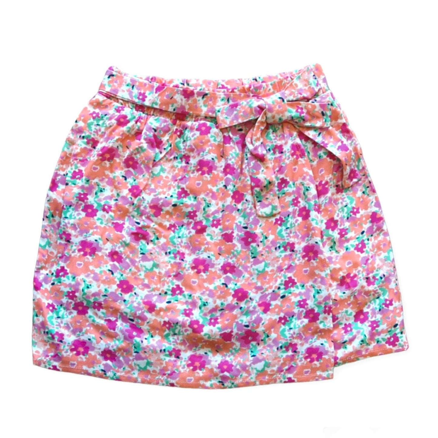 Jupe short fleuri